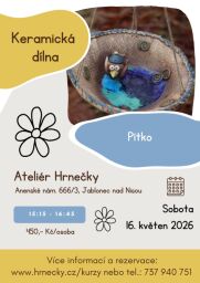 16.5.2026 - Keramická dílna - Pítko